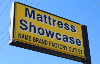 State Road Sign - Mattress Showcase Outlet